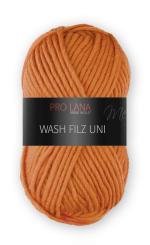 Wash Filz Uni (127) rotbraun