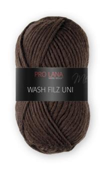 Pro Lana - Wash Filz Uni (110) braun - !! Artikel nur auf Vorbestellung erhältlich - Lieferzeit (ohne Garantie) ca.14-28 Werktage 