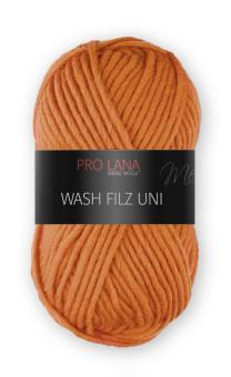 Pro Lana - Wash Filz Uni (127) rotbraun 