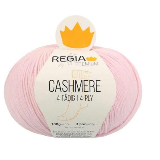 Regia Cashmere Premium 4-fädig 100g parfait pink 031