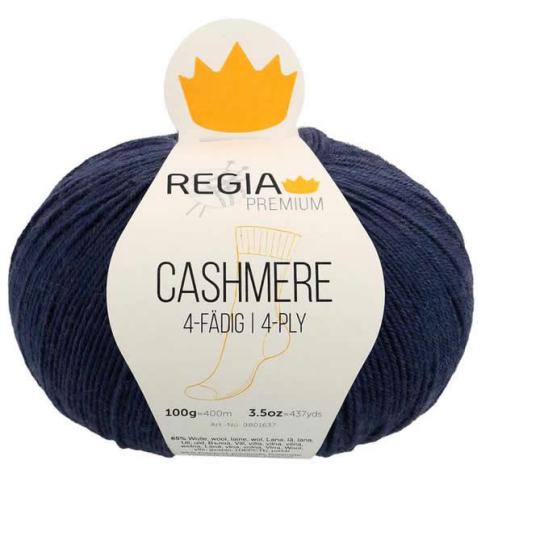 Regia Cashmere Premium 4-fädig 100g evening blue 058