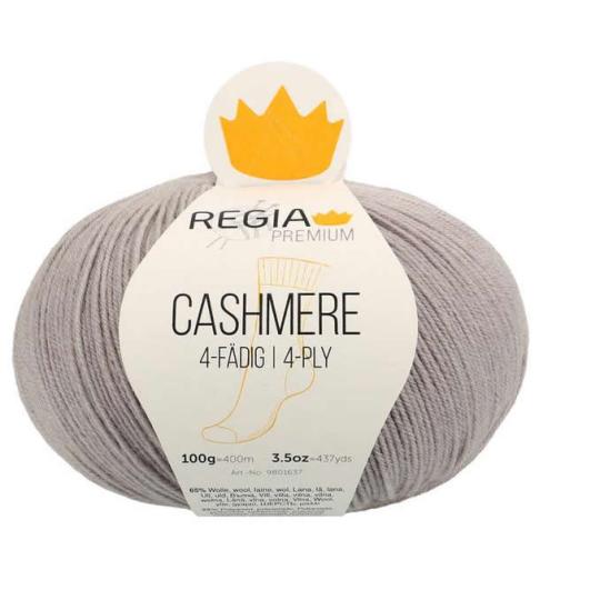 Regia Cashmere Premium 4-fädig 100g grey 096