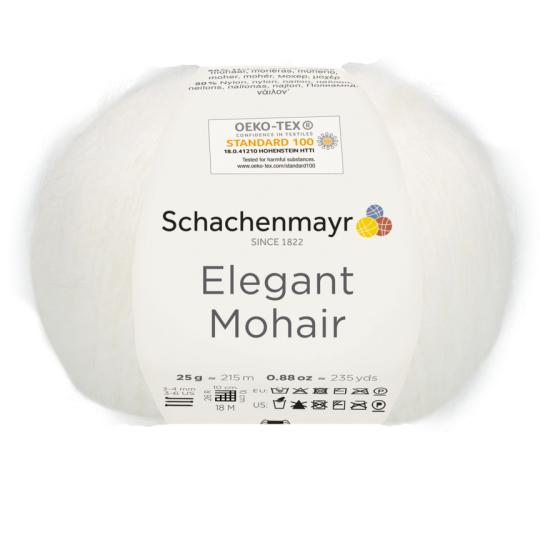 Schachenmayr Elegant Mohair 25g 0001 weiß