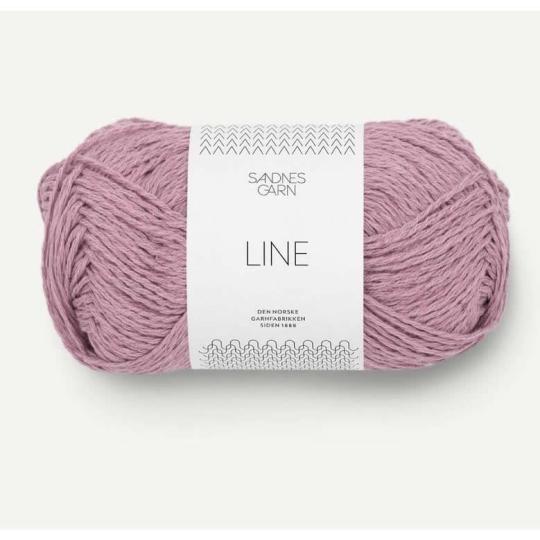 Sandnes Line 50g 4632 rosa lavendel