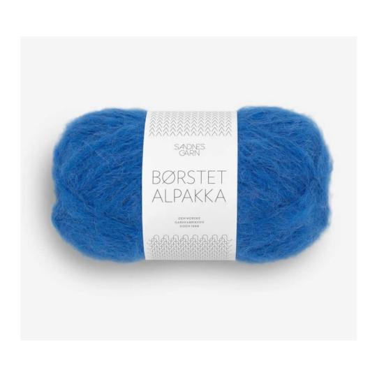 Sandnes Borstet Alpaka 50g jolly blue 6046