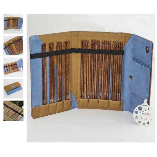 Knitpro Set Nadelspiel Ginger 15cm Holz 