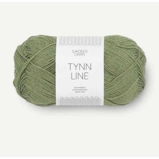 Sandnes Tynn Line 50g 9062 olivengronn