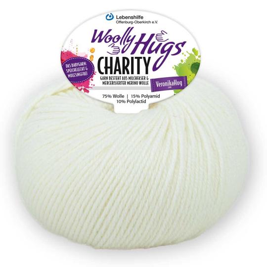 Woolly Hugs Charity 50g - Preis Hit weiß 01
