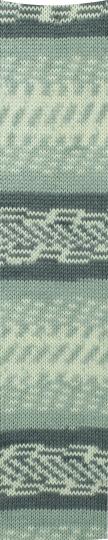 Pro Lana Fjord Socks Color 100g 185 jade-petrol-weiß Color