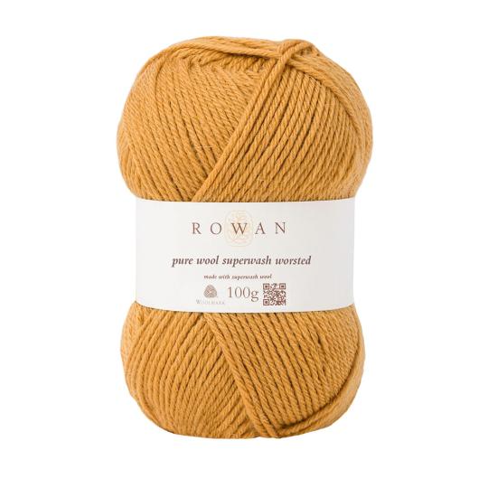 Rowan Pure Wool Worsted 100g gold 133