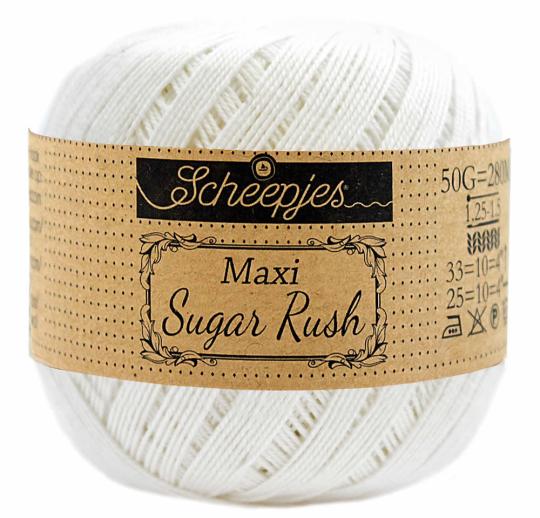 Scheepjes Maxi Sugar Rush 50g - Preis Hit (105) Bridal White