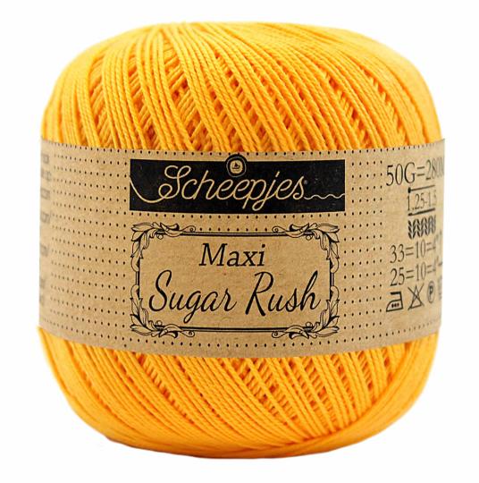 Scheepjes Maxi Sugar Rush 50g - Preis Hit (208) Yellow Gold