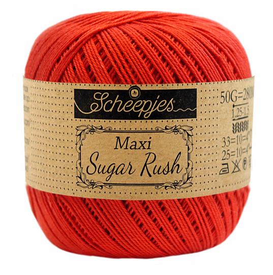 Scheepjes Maxi Sugar Rush 50g - Preis Hit (390) Poppy Rose