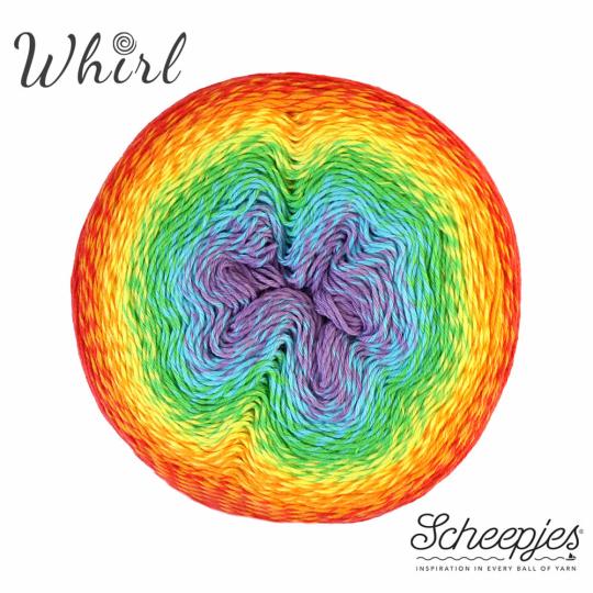 Scheepjes Whirl 215g - Farbverlauf-Garn (759) Jumpin Jelly