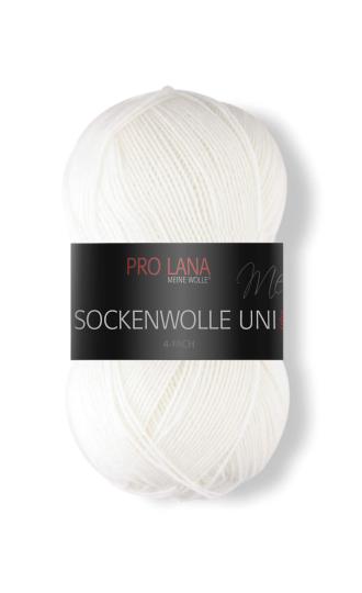 Pro Lana Sockenwolle 4fädig Uni 100g Farbe (401)