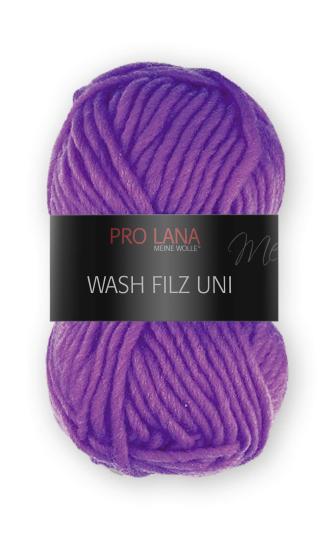 Pro Lana 50g Wash Filz Uni (147) aubergine