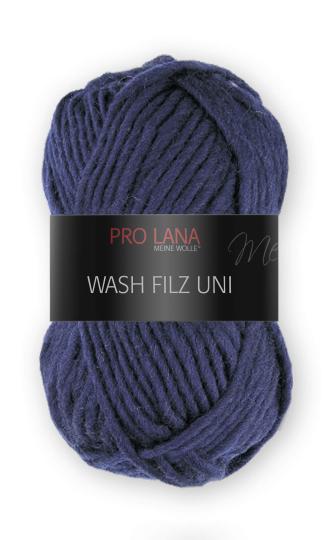 Pro Lana 50g Wash Filz Uni (150) dunkeblau
