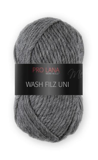 Pro Lana 50g Wash Filz Uni (195) dunkelgrau