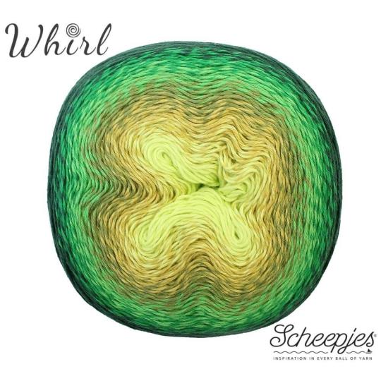 Scheepjes Whirl 215g - Farbverlauf-Garn (780) Key Lime Pi