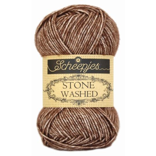 Scheepjes Stone Washed 50g - Preis Hit (822) Brown Agate
