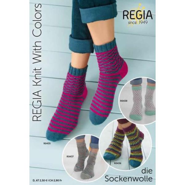 Strickanleitung Regia Socks Colors Booklet
