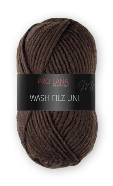 Pro Lana 50g Wash Filz Uni (110) braun