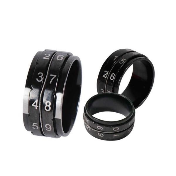 KnitPro Reihenzähler Ring Größe 7 Black 17,3 mm
