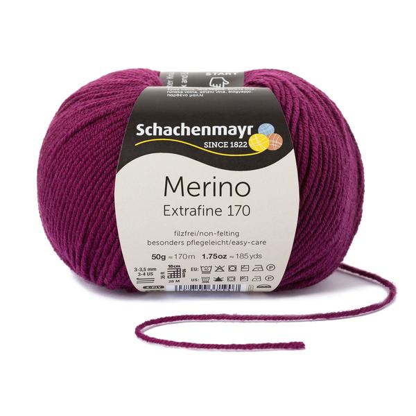 Schachenmayr Merino Extrafine 170 Burgund 0033